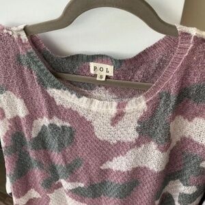 New POL Camo Lightweight Sweater